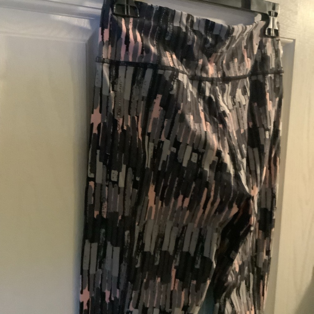 Calvin Klein Brand workout leggings, black, gray, pink colors, size M. - Picture 14 of 16